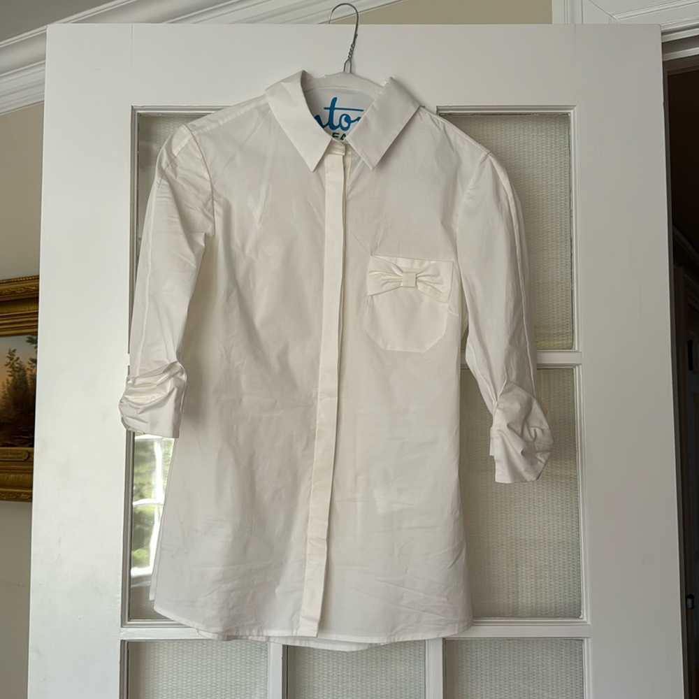 Anne Fontaine cotton top sz 0